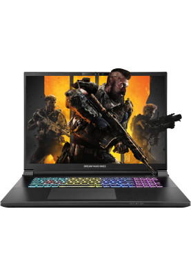 Dream Machines Ноутбук RX5090-18 18QHD+, Intel U9-275HX, 32GB, F2TB, NVD5090-24, DOS, чорний