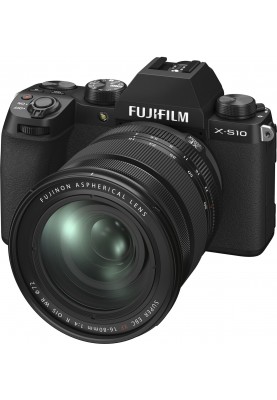 Fujifilm X-S10+ XF 16-80mm F4.0 Kit Black