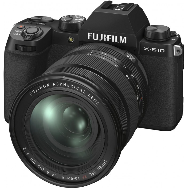 Fujifilm X-S10+ XF 16-80mm F4.0 Kit Black