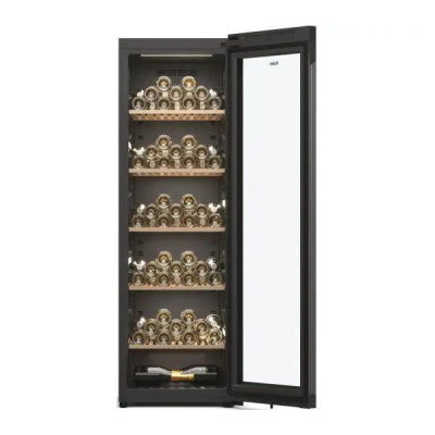 Haier Холодильник для вина, 190x59.5х63.9, холод.відд.-450л, зон - 1, бут-247, ST, дисплей, чорний