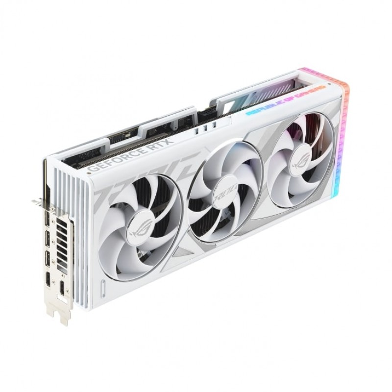 ASUS Відеокарта GeForce RTX 4080 SUPER 16GB GDDR6X STRIX білий OC ROG-STRIX-RTX4080S-O16G-WHITE