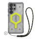 UAG Чохол+ремінець для Samsung Galaxy S25 Ultra, Pathfinder Clear with Magnet Bundle, Active Neon Lanyard
