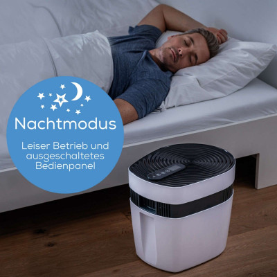 Beurer Очисник повітря Maremed, 50м2, 150м3/рік, дисплей, білий