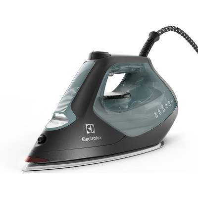Electrolux Утюг, 2600Вт, 370мл, паровий удар 230гр, алюмінієва підошва, зелено-чорний