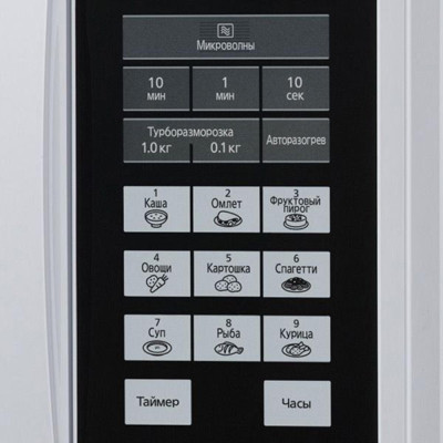 Panasonic NN-ST342[Мікрохвильова піч, 25л, 800Вт, дисплей, білий]