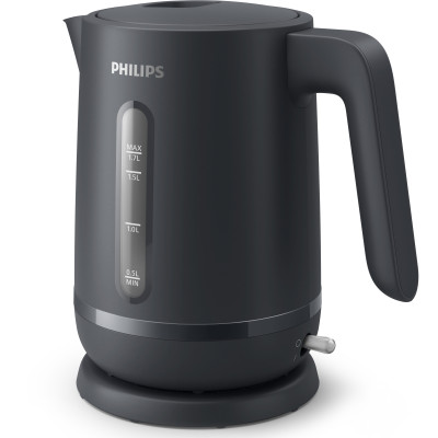 Philips Електрочайник Series 1000, Strix, пластик, мат, чорний
