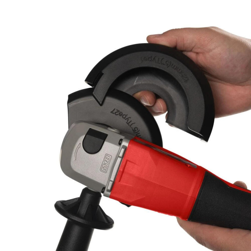 Milwaukee Шліфмашина кутова акумуляторна M18 BLSAG125X-0 125мм 18В 11000об·хв 2.4кг кейс без АКБ та ЗП
