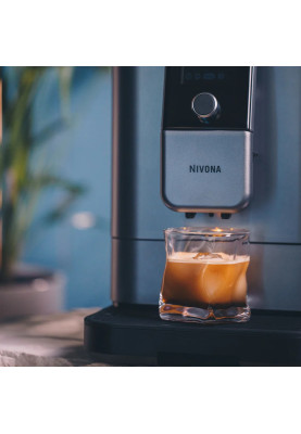 Nivona Кавомашина Nivona CafeRomatica, 1.8л, зерно+мелена, автомат.капуч, дисплей, авторецептів -9, пригот, холодної кави, перлинно-блакитний