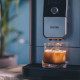 Nivona Кавомашина Nivona CafeRomatica, 1.8л, зерно+мелена, автомат.капуч, дисплей, авторецептів -9, пригот, холодної кави, перлинно-блакитний