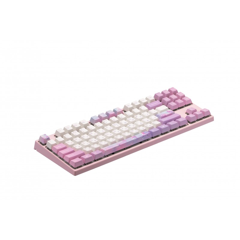 Varmilo Клавіатура механічна VEM87 Dreams On Board 87Key, EC V2 Rose, USB-A, EN/UKR, White Led, Рожевий