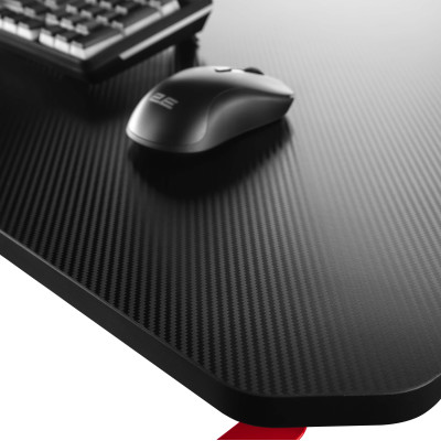 2E Gaming Стіл комп'ютерний OTOROSHI, 120х60x75см, чорно-червоний 2E Gaming Стіл комп'ютерний OTOROSHI, 120х60x75см, чорно-червоний