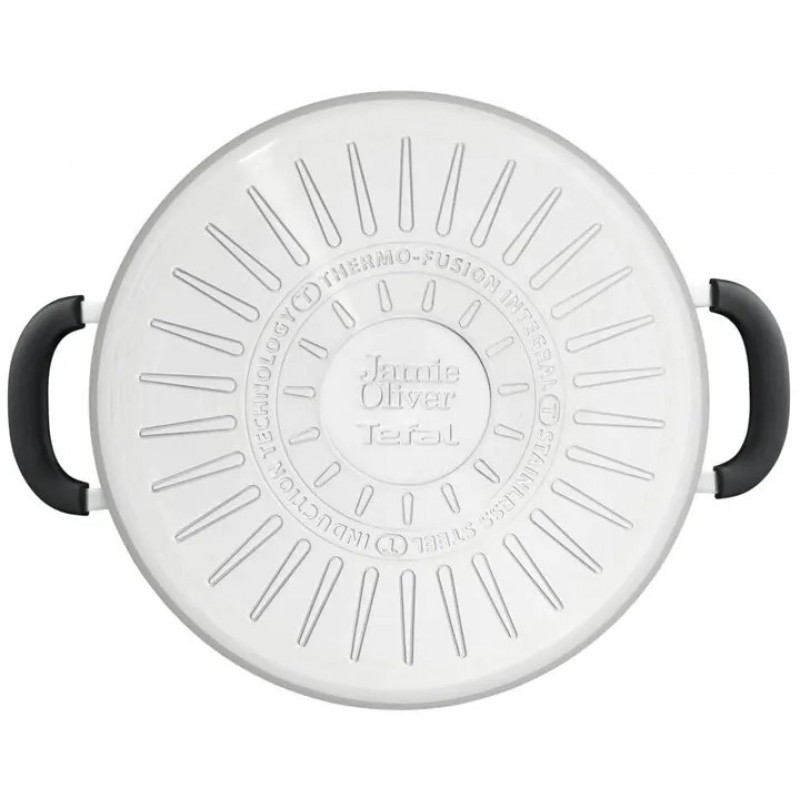 Tefal Каструля Jamie Oliver Home Cook, 8.4 л, з кришкою, нержавіюча сталь, силікон