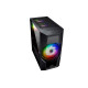 2E Gaming Корпус Turbo G2057B без БЖ 2xUSB3.0, 1xUSB2.0, 1x200мм, ARGB, 3x120мм ARGB, VGA 345мм, LCS ready, HUB, TG Side Panel, ATX, чорний