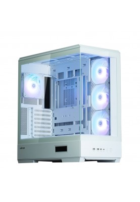 Zalman Корпус P50 DS без БР, 2xUSB3.0, 1xUSBType-C, 4x120мм ARGB, VGA 435мм, LCS ready, TG Side Panel, ATX, білий