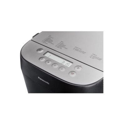 Panasonic Хлібопічка 700Вт, програм-18, макс.ваг -1кг, форма-круг, пластик, чорний