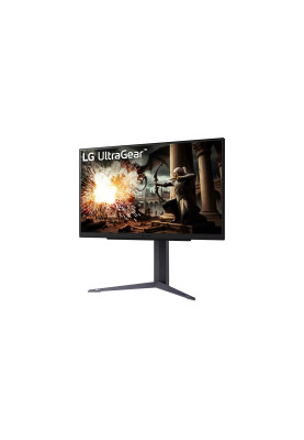 LG Монітор 27" 27GS75Q-B 2xHDMI, DP, Audio, IPS, 2560x1440, 200Hz, 1ms, sRGB 99%, G-SYNC, FreeSync, Pivot, HDR10