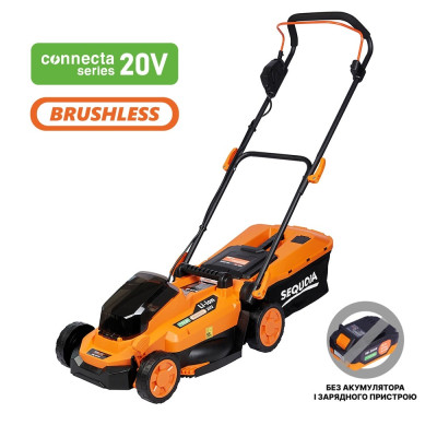 SEQUOIA Газонокосарка акумуляторна SEQUOIA SBL2033B 20В 33см 30л 25-75мм ЗП 10.6кг без АКБ та ЗП