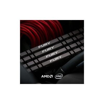 Kingston Пам'ять ПК DDR4 32GB KIT (16GBx2) 3200 FURY Renegade Чорний
