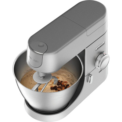 Kenwood Кухонная машина Chef, 1000Вт, чаша-метал, корпус-пластик, насадок-3, срібний