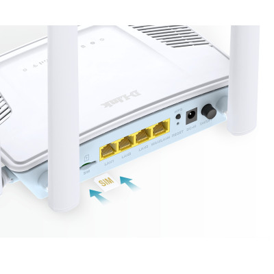 D-Link Маршрутизатор G403C N300, 4G/LTE, 3xFE LAN, 1xFE LAN/WAN