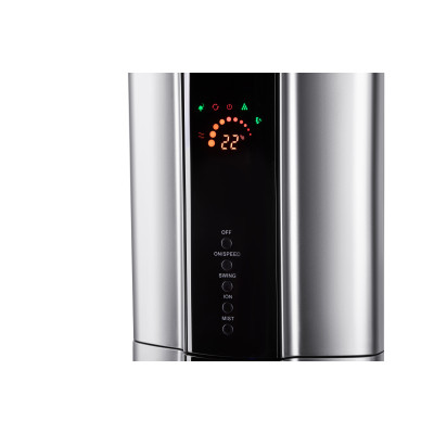 ARDESTO FNM-X2[Вентилятор підлоговий, 47см, 100Вт, пульт ДК, дисплей, зі зволоженням, чорно-сірий]