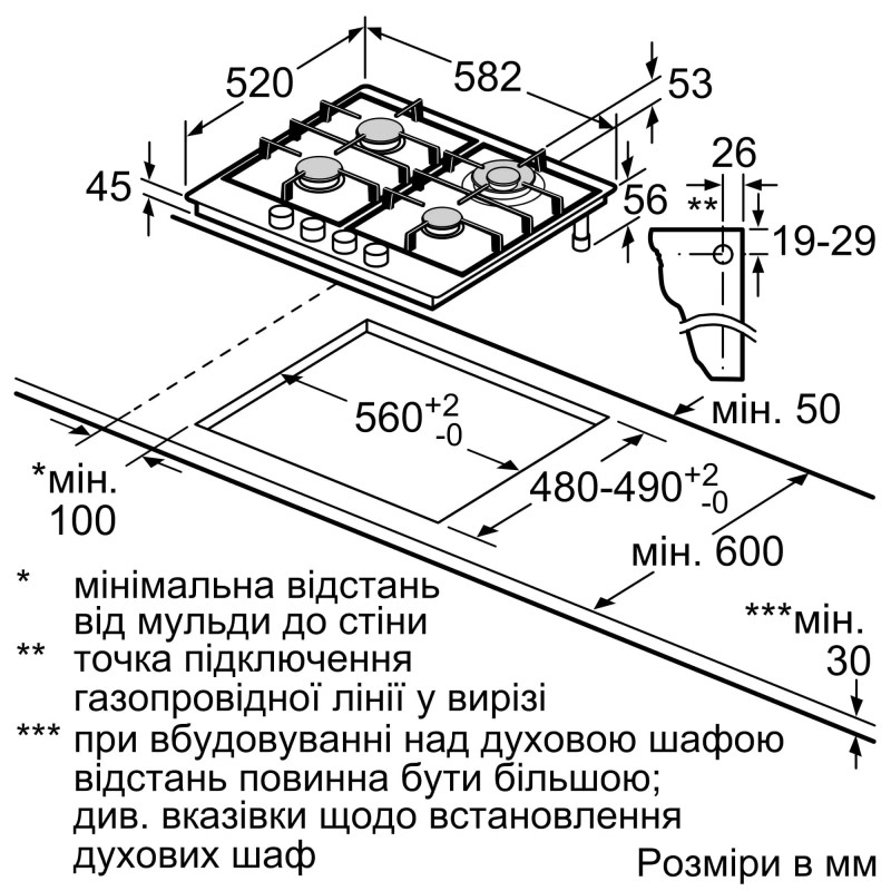 Bosch Варильна поверхня PGP6B2O92R