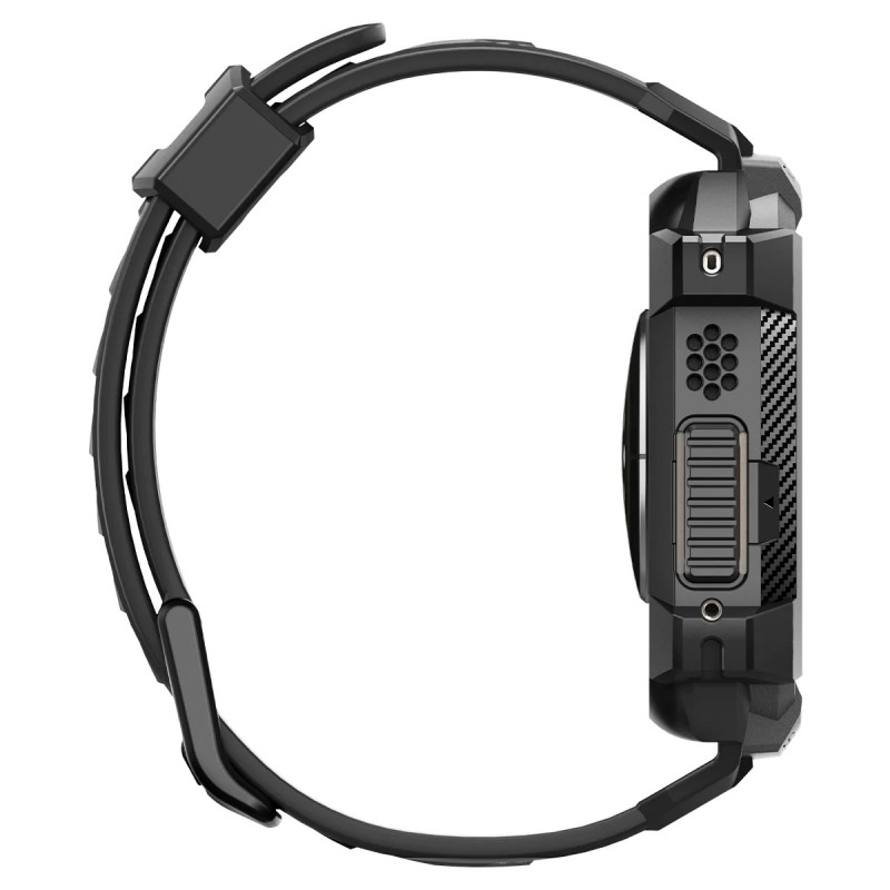 Spigen Чохол та ремінець 2в1 для Apple Watch Ultra 49mm Rugged Armor Pro, Black