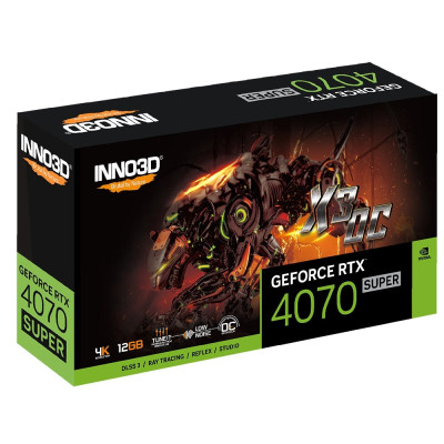 Inno3d Відеокарта GeForce RTX 4070 Super 12GB GDDR6X X3 OC