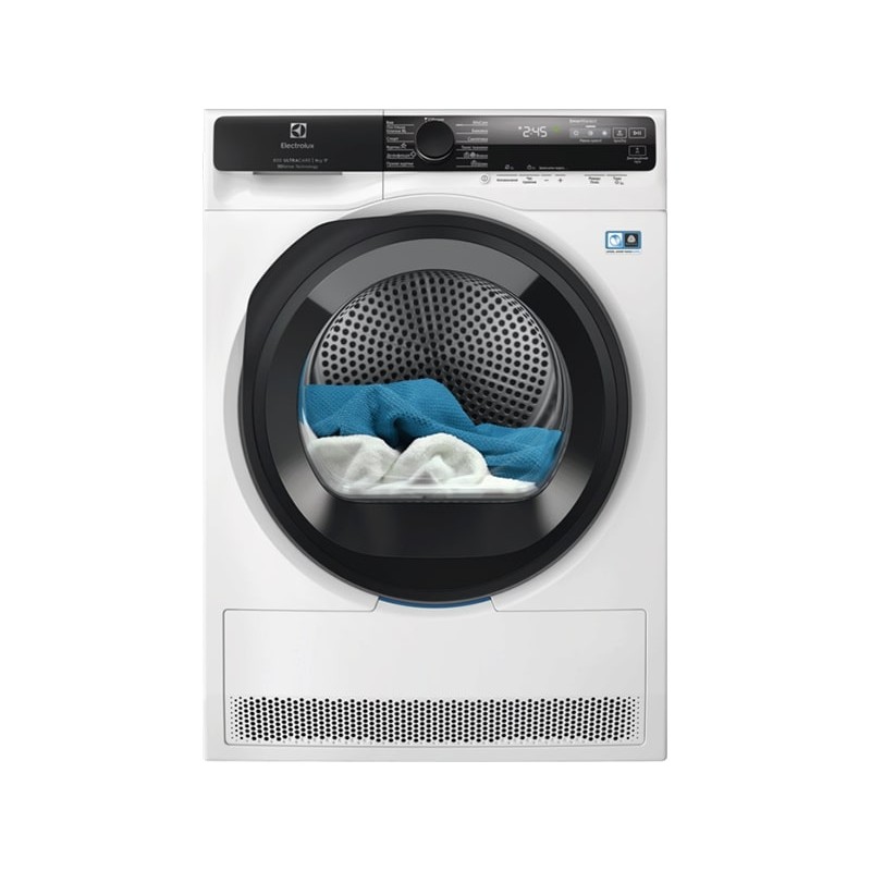 Electrolux Сушильна машина тепловий насос, 9кг, A+++, 64см, дисплей, інвертор, білий