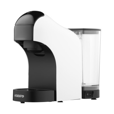 ARDESTO Кофеварка капсульна, 0.8л, капсули Nespresso, Nescafe Dolce Gusto, мелена кофе, сенсорне керування, білий