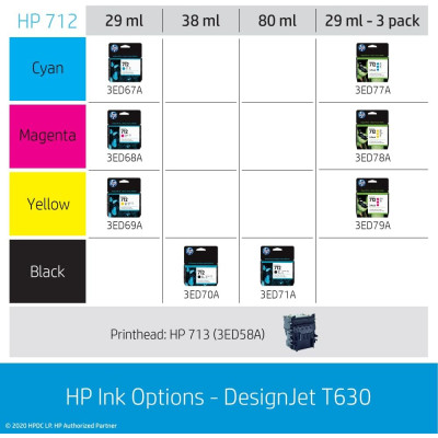 HP Принтер HP DesignJet T630 24" з Wi-Fi