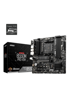 MSI Материнcька плата B550M PRO-VDH sAM4 B550 4xDDR4 M.2 HDMI DP D-Sub mATX