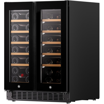 Philco Холодильник Philco для вина, 87x60x57, холод.відд.-116л, зон - 2, бут-40, дисплей, підсвітка, чорний