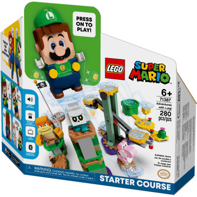 LEGO Конструктор Super Mario Пригоди з Луїджі. Стартовий набір 71387