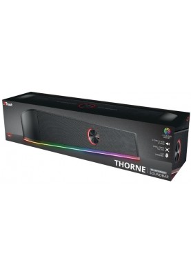 Trust Акустична система (Звукова панель) GXT 619 Thorne RGB Illuminated Soundbar BLACK
