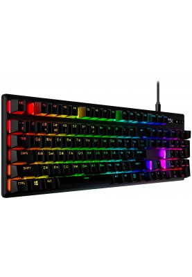 HyperX Клавіатура Alloy Origins Aqua USB RGB PBT ENG/RU, Black