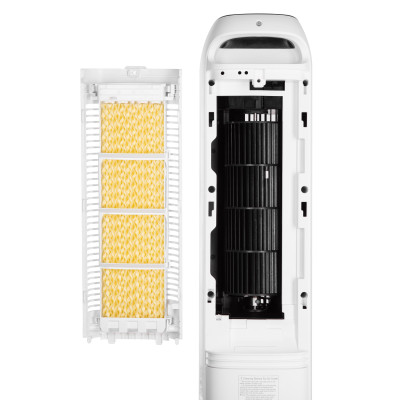 Cooper&Hunter Кліматичний комплекс 4в1 охолоджувач-нагрівач-зволожувач-вентилятор, 20м2, електр. кер-ння, дисп, пульт ДК, таймер, біл/чорн Cooper&Hunter Кліматичний комплекс 4в1 охолоджувач-нагрівач-зволожувач-вентилятор, 20м2, електр. кер-ння, дисп, пульт ДК, таймер, біл/чорн