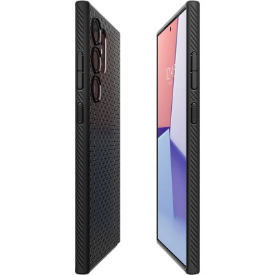 Spigen Чохол для Samsung Galaxy S24 Ultra, Liquid Air, Matte Black