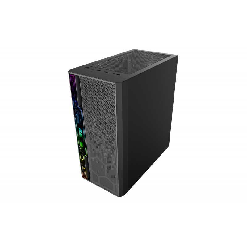 2E Gaming Корпус Spero G2052 без БЖ 2xUSB3.0, 1xUSB2.0, 1x120мм ARGB, 2x120мм, VGA 345мм, LCS ready, TG Side Panel, ATX, чорний