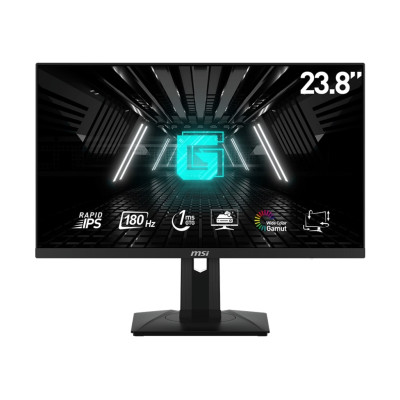 MSI Монітор 23.8" G244PF-E2 2x HDMI, DP, Audio, IPS, 180Hz, 1ms, sRGB 118%, AdaptiveSync, Pivot