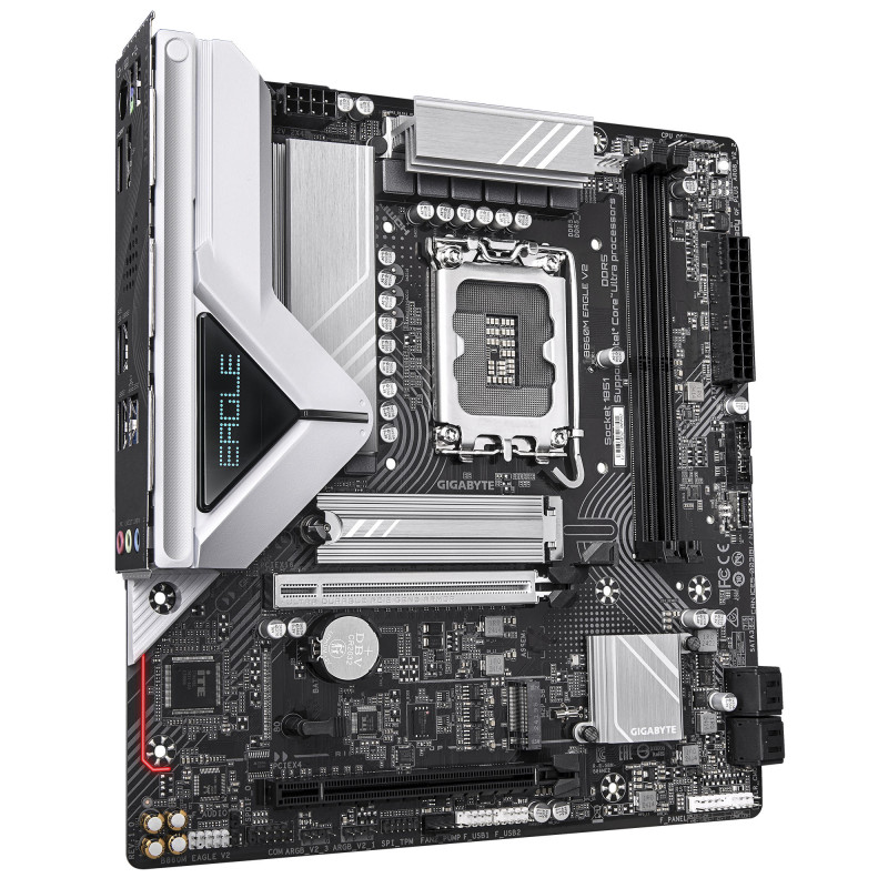 Gigabyte Материнська плата B860M EAGLE V2 s1851 B860 2xDDR5 M.2 HDMI DP mATX