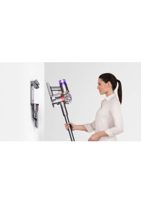 Dyson Пилосос безпровідний SV25 V8 Advanced 425Вт, конт пил -0.54л, автон. робота до 40хв, турборежим, сіро-фіолетовий