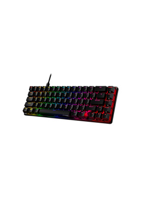 HyperX Клавіатура механічна Alloy Origins 65 67key, Red, USB-A, EN/UA, RGB, чорний