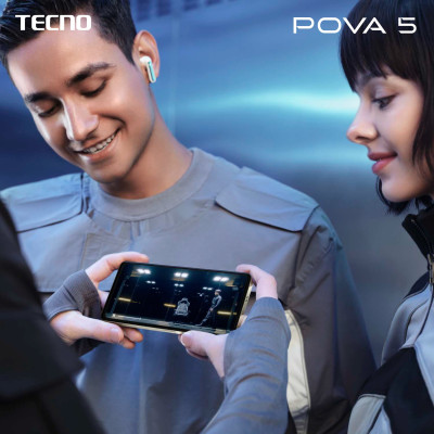 TECNO Смартфон POVA 5 (LH7n) 6.78" 8/128GB, 2SIM, 6000mAh, Amber Gold