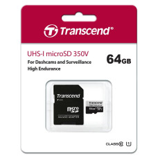 Transcend Карта пам'яті microSD 64GB C10 UHS-I U1 High Endurance (85TB) Transcend Карта пам'яті microSD 64GB C10 UHS-I U1 High Endurance (85TB)