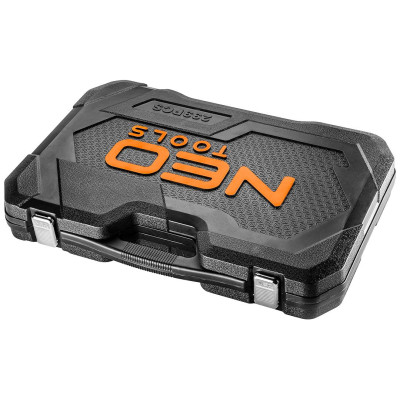 Neo Tools Набір інструментів, 233шт, 1/2", 1/4", 3/8", CrV, кейс Neo Tools Набір інструментів, 233шт, 1/2", 1/4", 3/8", CrV, кейс