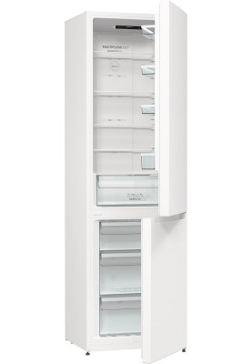 Gorenje Холодильник з нижн. мороз. камерою, 200х60х60см, 2 двері, 235(96)л, А++, NoFrost+, Зона св-ті, білий