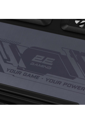 2E Gaming Підставка для ноутбука CPG-012, до 17.3", 1xUSB-C, LCD/semiconductor cooling pad, RGB, чорний