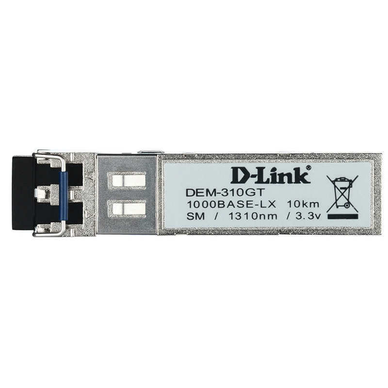 D-Link Трансивер DEM-310GT SFP, 1x1000BaseLX. SM 10км, LC (10шт/уп)