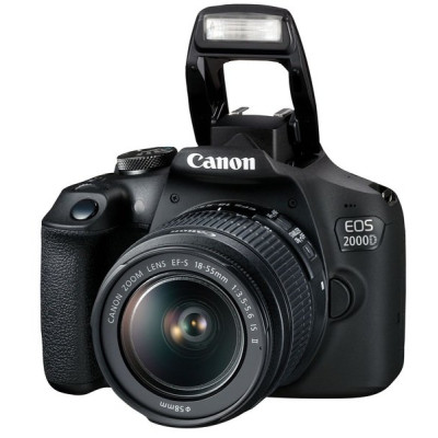 Canon Цифр. фотокамера дзеркальна EOS 2000D + об`єктив 18-55 IS II